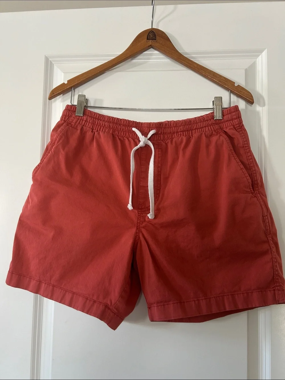 J Crew Dock Short Sz M w MEASURMENTS Pockets, Adobe Brick